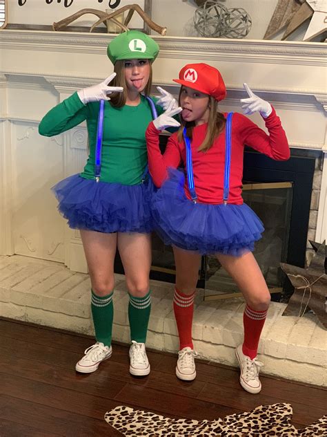 luigi costume homemade|mario and luigi girls.